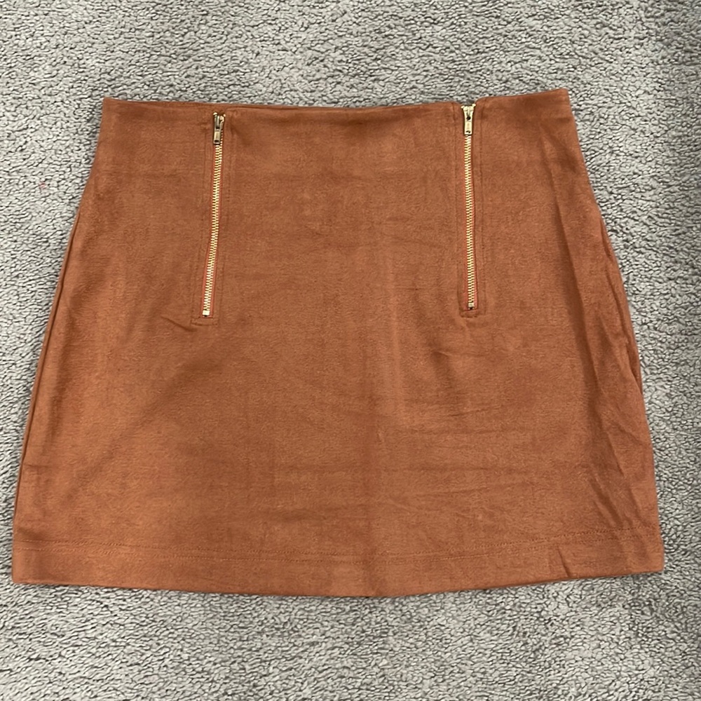 Shein Tan Skirt, Size Medium, Worn one time